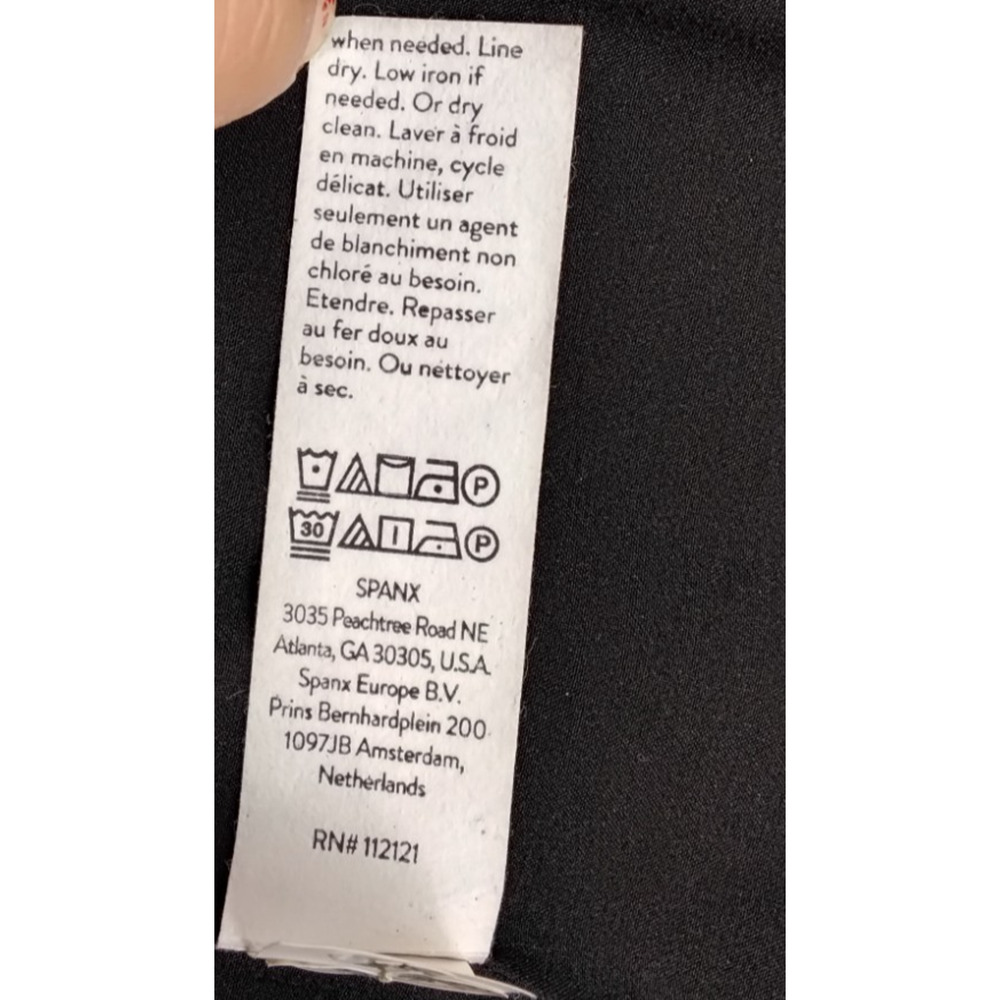 Spanx Perfect Asym Tailored Blazer Black Women's Small NWT #Z5242 - Picture 11 of 16